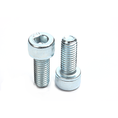 工業(yè)熊  合金鋼12.9級環(huán)保藍白鋅內六角圓柱頭螺釘全牙滾花DIN912